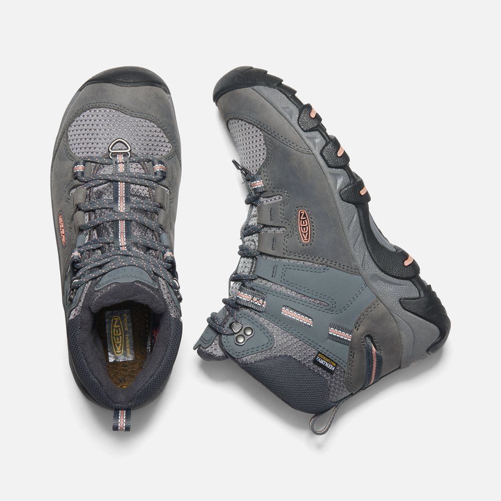 Keen Outdoor Bot Kadın Gri - Steens Polar - Türkiye BGWP87360